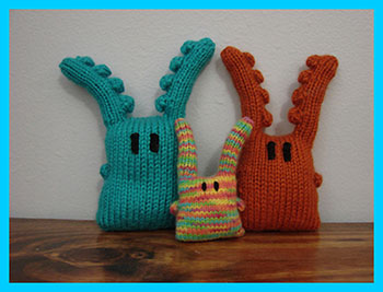 knit renbunnies!